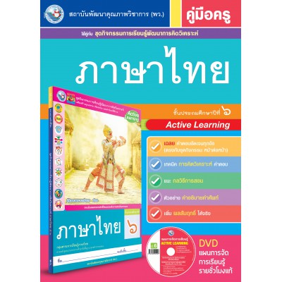 คู่มือครู ชุดกิจกรรมการเรียนรู้พัฒนาการคิดวิเคราะห์ ภาษาไทย ป.6 
